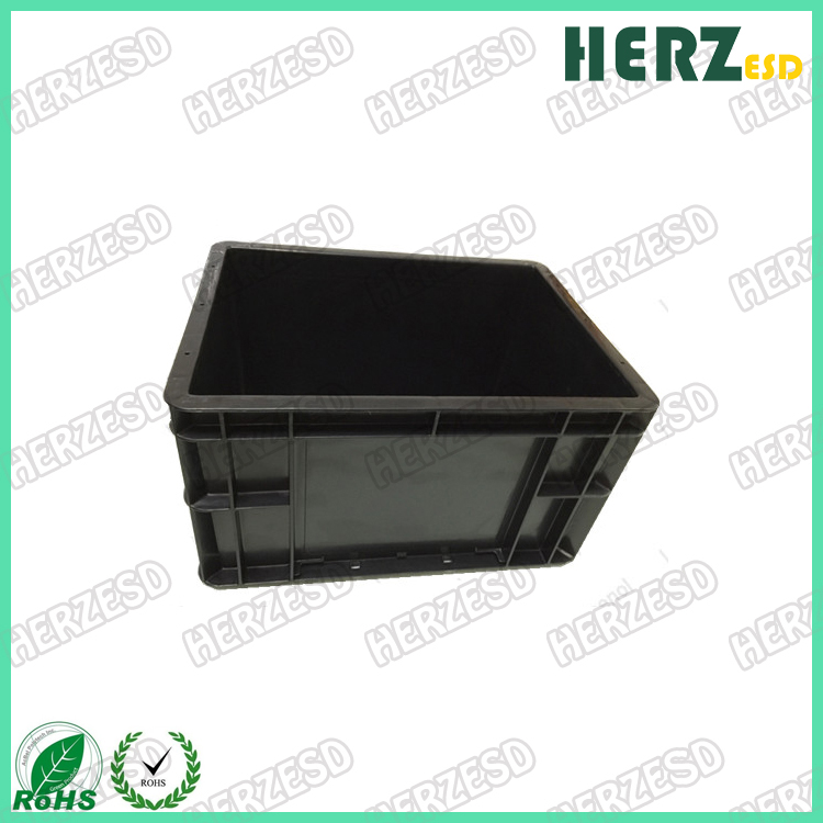 HZ-26423 ESD Circulation Box Conductive bin Antistatic Crate ESD Bin